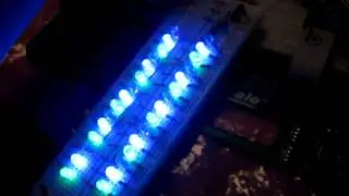 Freescale microcontroller LED controller with LCD and timer
