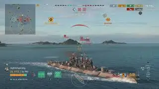 AL Montpelier Premium Cleveland - World of Warships Legends - Stream Highlight