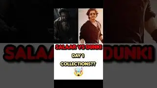 Salaar vs Dunki day 1 collections #viral #shorts #prabhas #salaar #telugu #youtubeshorts #tollywood
