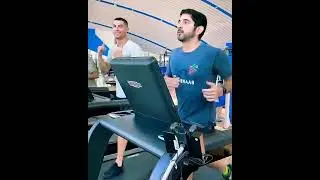 Sheikh hamdan & Cristiano Ronaldo workout. #dubai #dubailife #king #fun #lifestyle #reels #viral #op
