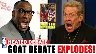 Shannon Sharpe DESTROYS Skip Bayless in HEATED GOAT WAR | Jordan vs LeBron Debate Gets NASTY!