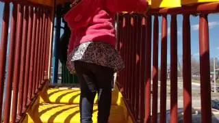 Penguin park, scared I'm too chubby