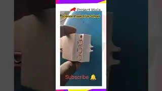 the making of motion sensor based school project #shorts #schoolproject #gold