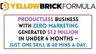 Yellow Brick Formula Review, Walkthrough, Webinar Replay - No Product Business With Zero Marketing
