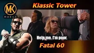 NO TOWER GEAR = NO PROBLEM! | MK Mobile: Fatal Klassic Tower Battle 60