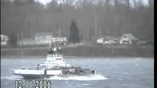 Lummi Island Ferry on Windy Day