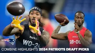 Ja'Lynn Polk, Javon Baker, Joe Milton III & 2024 Draft Picks Combine Highlights | 2024 NFL Draft