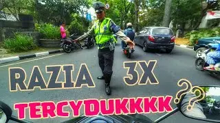 Sehari 3x Razia Polisi  ||  Daily Ride