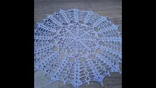 Prosta szydełkowa serwetka do koszyczka-easy crochet doily
