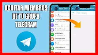 Como ocultar los miembros de tus grupos de telegram (2025)