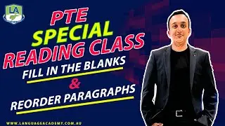 PTE Reading Practice Class | Fill in the Blanks & Reorder Paragraphs | Grammar Rules & Tricks