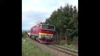 ZSSK 754.034 R 951 Fatran, odbočka Doln&aacute; &Scaron;tubňa #shorts #short #train