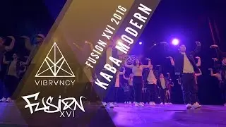 [3rd Place] Kaba Modern | Fusion XVI 2016 [@VIBRVNCY Front Row 4K] @kabamodern #fusionxvi