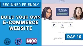 How to Make a Website For Selling Hair | E-commerce Website | Day 10