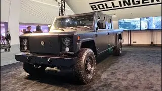 2021 Bollinger B2 Electric Pickup Truck First Look (No Talking)