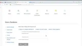 Reset Passwords