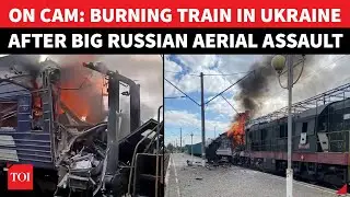 Putin&rsquo;s Blitz BURNS Train Station In Ukraine; Terrifying Aerial Attack Caught On Camera