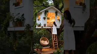 🌿 Cozy Treehouse Aesthetic | Dream Tiny Home in Nature ✨