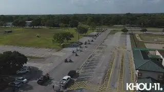 Aerial views: Community throws parade for 4-year-old boy diagnosed with a brain tumor