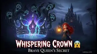 एक👑 बहादुर रानी और एक डरावना रहस्य  | Disney-Style Horror Mystery Story in Hindi 🌑✨