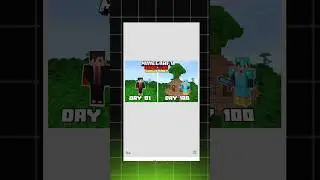 MINECRAFT 100 DAYS THUMBNAIL DESIGN 🔥 #minecraft #thumbnail