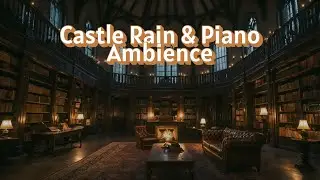 Enjoy Over 3 Hours of Soft Piano in this Castle Library I Great for Relaxation I Study I Sleep