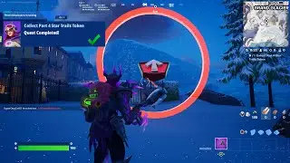 Fortnite - Collect Part 4 Star Trails Token Locations (Trailblazer Lynx Level Up Quests)