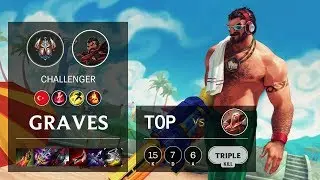 Graves Top vs Vladimir - TR Challenger Patch 10.7