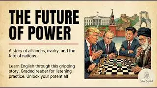 The Game of World: Iran, USA, & The World Powers || Learn English Through Story ♟️ || Learn English