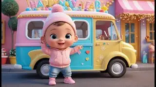 Ice Cream Van New Year Festival | Fun Action & Learning Video for Toddlers