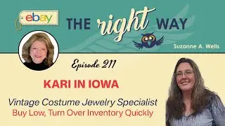 eBay Seller Chat with Kari in Iowa: Costume Jewelry  - Buy Low, Turn Inventory Over Fast 🤑