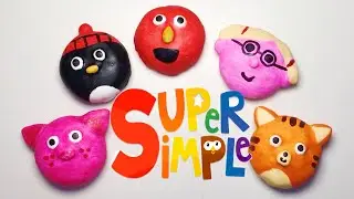 Super Simple Song | What Your Name | Plaster Clay Cracking
