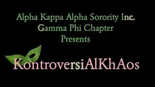 Alpha Kappa Alpha Sorority Inc. Fall 2K15 Gamma Phi Neophyte Presentation | JG Snapshots