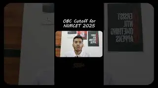 OBC Cutoff for NIMCET 2025 | OBC Cutoff for NIT's | Yash Agarwal