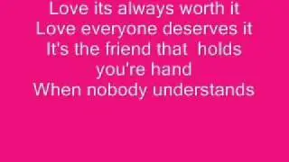 need a little love hannah montana ft sheryl crow with lyrics