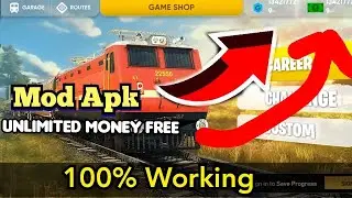 How To Download Indian Train Simulator 2024 Mod Apk | Unlimited Money Free 🤑🤑 | Gameplay