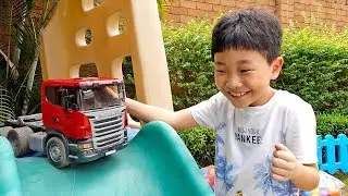 Car Game Play with Truck Car Toys Assembly Super Bike