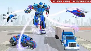 Grand Robot Car Transform War Modern City Evil Robot | Android iOS Gameplay