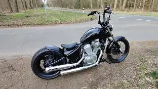 HONDA VT VLX 600 Bobber exhaust control , Klappenanlage MCJ