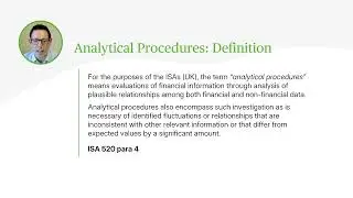 Using Analytical Procedures to Strengthen Your Audit - A Bitesized Guide - Webinar