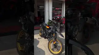 Ducati Desert Sled with Performance Exhaust &ndash; Crazy Sound 🔥#ducati #desert #scrambler