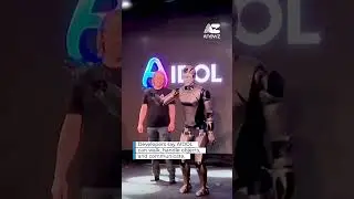 Russia's first AI robot falls face down on stage