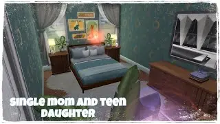 Single Mom and Teen Daughter &bull; Sims 4 Apartment Speedbuild