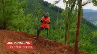 Trail Building at Mystic Bike Park