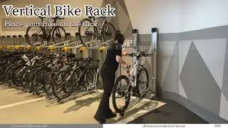 Usage method of Vertical Lifting Bicycle Rack