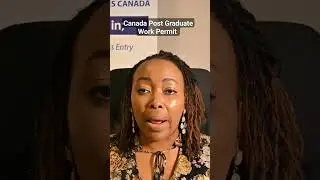 WORK In Canada. Canada Post Graduate Work Permit Application.