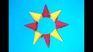 origami magic circle - easy origami - paper art - antistress!!!