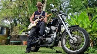 For a Few Dollars More - Guitar and Harley Davidson Bike