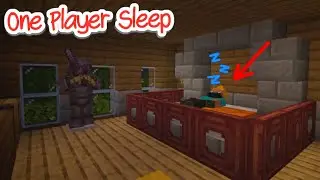 How to Do One Player Sleep in Minecraft Multiplayer! (1.21+)