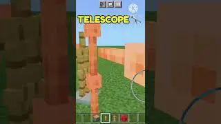 Minecraft Mini Built Hack | Telescope | #minecraft #youtubeshorts #shorts